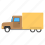 city truck, transportation, truck, truck with container, vehicle 