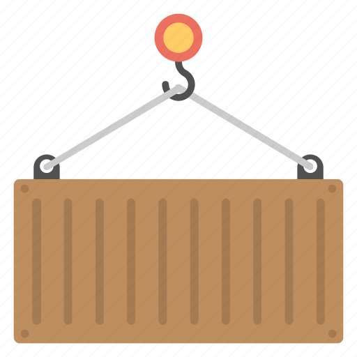 Container lifting, export, freight, shipment, shipping container icon - Download on Iconfinder