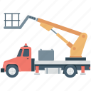 crane truck, tow truck, transport, truck, vehicle