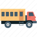 caravan, convoy, living van, living vehicle, van dwelling