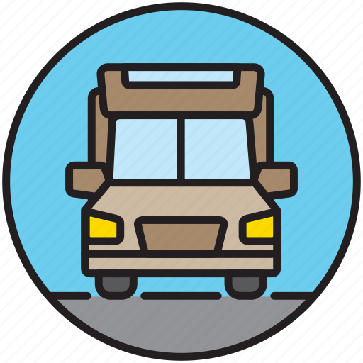 Camp, camping, front, home, motorhome, transport, vacation icon - Download on Iconfinder