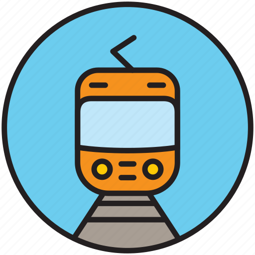 Front, metro, public transport, railway, train, transport, underground icon - Download on Iconfinder