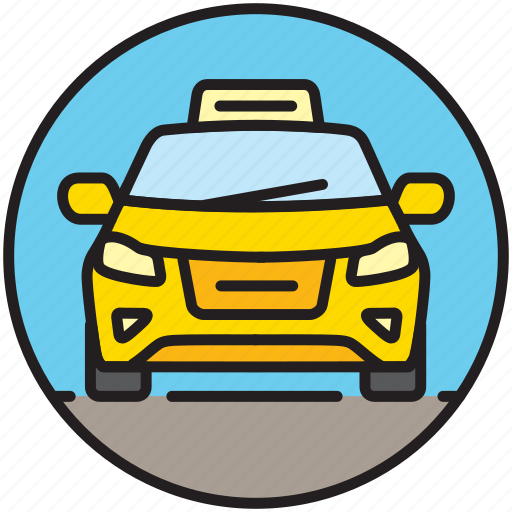 Cab, car, front, taxi driver, transfer, transport icon - Download on Iconfinder