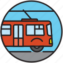 bus, city transport, driving, public transport, trolley, trolleybus