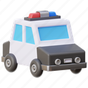 police, car, vehicle, transport 