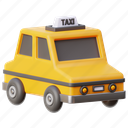 taxi, car, vehicle, transport 