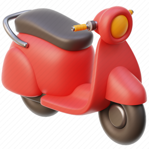 Motorcycle, toy, motorbike, transport 3D illustration - Download on Iconfinder