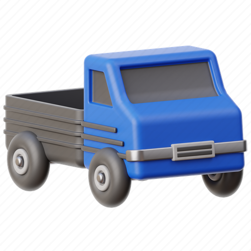 Pickup, truck, car, transport 3D illustration - Download on Iconfinder