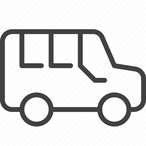Minibus, minivan, transport icon - Download on Iconfinder