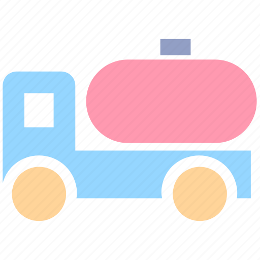 Gas delivery, gas vehicle, lpg transfer vehicle, oil delivery, tank, truck, vehicle icon - Download on Iconfinder