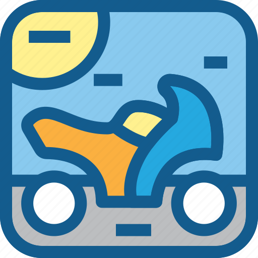 Motorcycle, road, street, vehicle icon - Download on Iconfinder