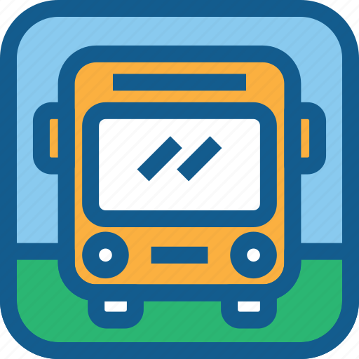 Bus, car, front, transportation, vacation, vehicle icon - Download on Iconfinder