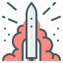 rocket, launch, startup