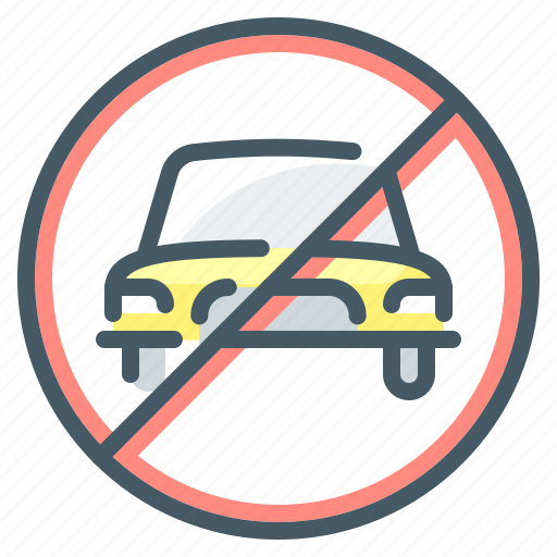 Car, forbidden, vehicle, sign icon - Download on Iconfinder