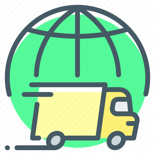 Globe, transportation, logistics, delivery, world icon - Download on Iconfinder