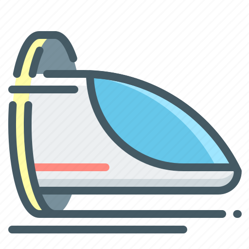Maglev, hyperloop, train, transportation icon - Download on Iconfinder