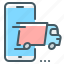 mobile, logistics, delivery, track cargo 