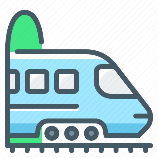 Railroad, passenger, railroad trip, passenger train, train icon - Download on Iconfinder