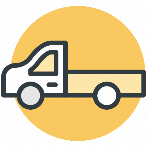 Automobile, delivery vehicle, pickup car, pickup truck, transport icon - Download on Iconfinder