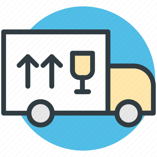 Delivery van, distribution, shipping van, transport, vehicle icon - Download on Iconfinder