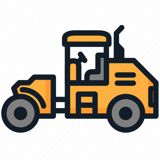 Construction, heavy, tractor, vehicle icon - Download on Iconfinder