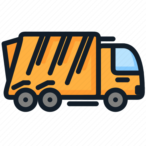 Garbage, transport, trash, truck icon - Download on Iconfinder