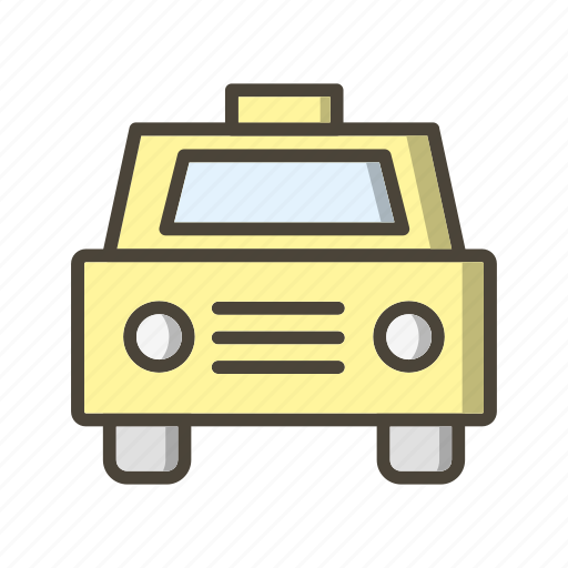 Cab, taxi, yellow icon - Download on Iconfinder