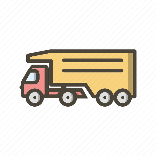 Delivery truck, tipper truck, truck icon - Download on Iconfinder