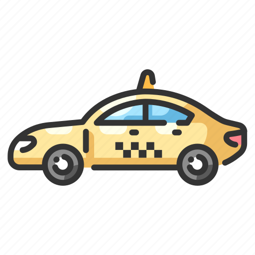 Automobile, cab, drive, passengercar, speed, taxi, vehicle icon - Download on Iconfinder