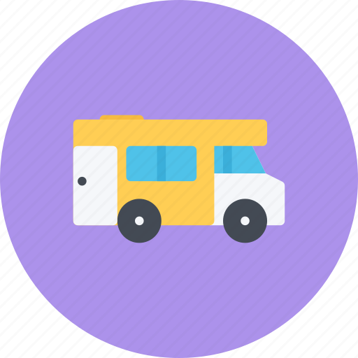 Camper, car, logistics, machine, transport, transportation icon - Download on Iconfinder