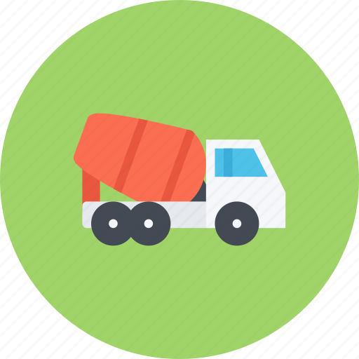 Car, concrete, logistics, machine, mixer, transport, transportation icon - Download on Iconfinder