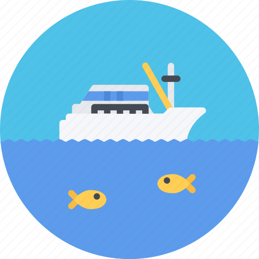 Boat, car, fishing, logistics, machine, transport, transportation icon - Download on Iconfinder