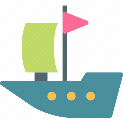 Boat, sail, transport, travel, water icon - Download on Iconfinder