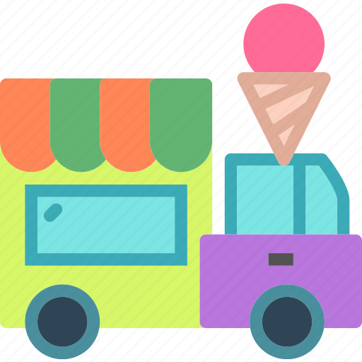 Heavy, icecream, transportation, truck icon - Download on Iconfinder