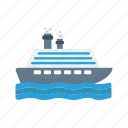 boat, cruise, ship, transport, travel