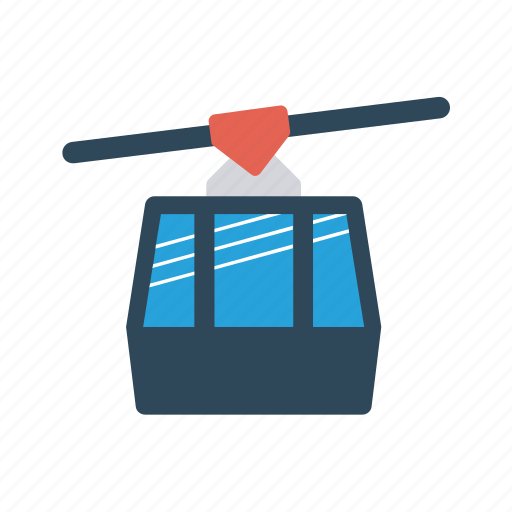 Chairlift, lift, ropeway, transport, travel icon - Download on Iconfinder