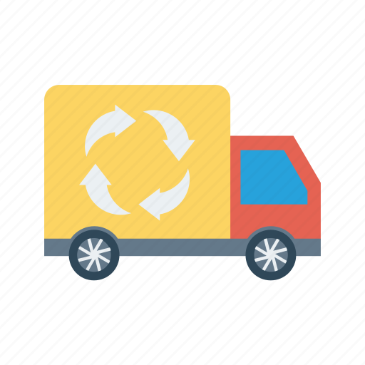Automobile, delivery, recycle, transport, truck icon - Download on Iconfinder