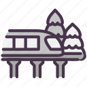 monorail, train, transport, travel