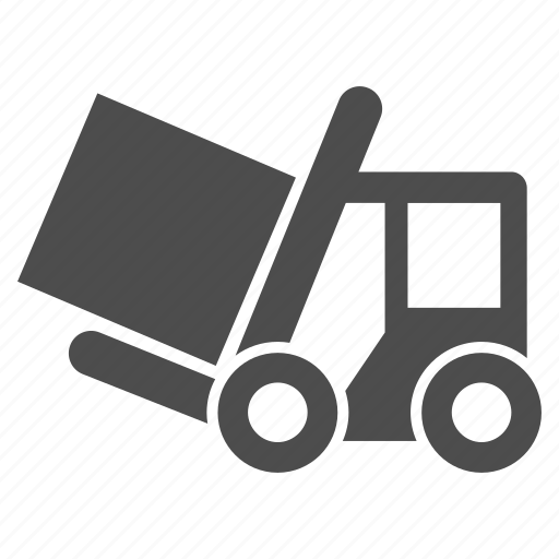 Fork lift truck, forklift, loader, logistic, transport, transportation, vehicle icon - Download on Iconfinder
