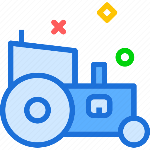 Build, farm, heavy, tractor, work icon - Download on Iconfinder