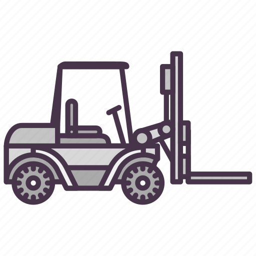 Forklift, loader, shipping, wharehouse icon - Download on Iconfinder