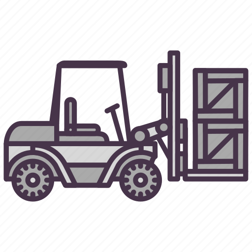 Forklift, loader, shipping, wharehouse icon - Download on Iconfinder