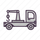 lifter, luggage lifter, tow, tow truck, transport, truck