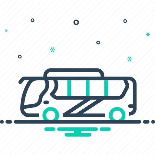 Bus, freight, journey, travel, land transport, passenger, conveyance icon - Download on Iconfinder
