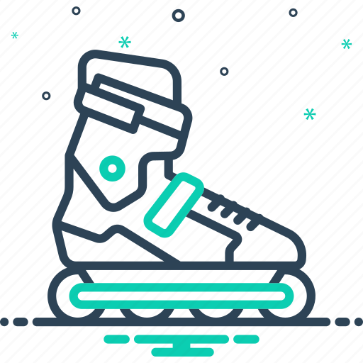 Rollerblading, roller, skate, sport, footwear, skating, inline icon - Download on Iconfinder