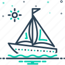 sailboar, cruise, boat, ship, yacht, freight, sailboat