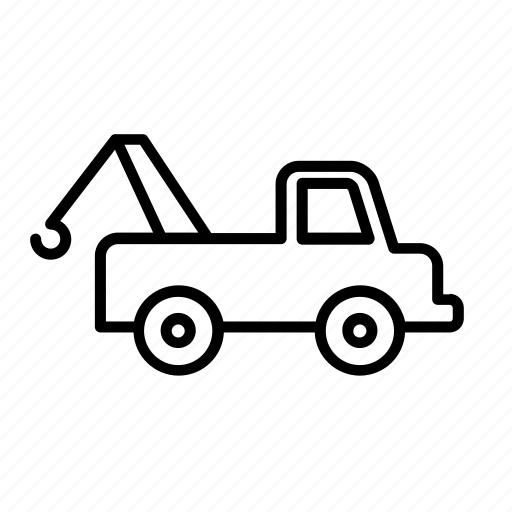 Repair, tow, transport, truck, van, car, service icon - Download on Iconfinder