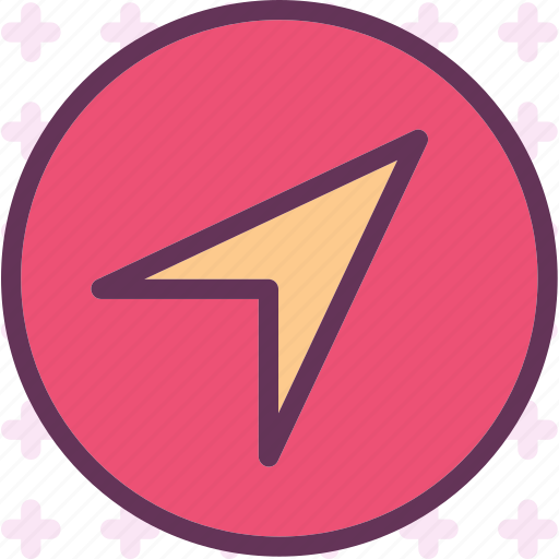 Arrow, direction, location, map, pin, travel icon - Download on Iconfinder