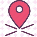 location, map, pin, point, travel 