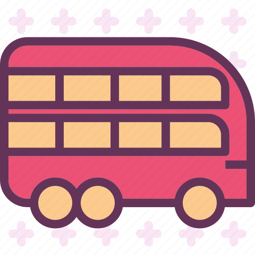 Ation, bus, doubledeck, transport icon - Download on Iconfinder